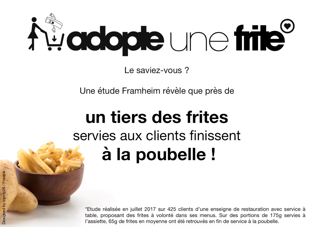 adopte une frite gaspillage