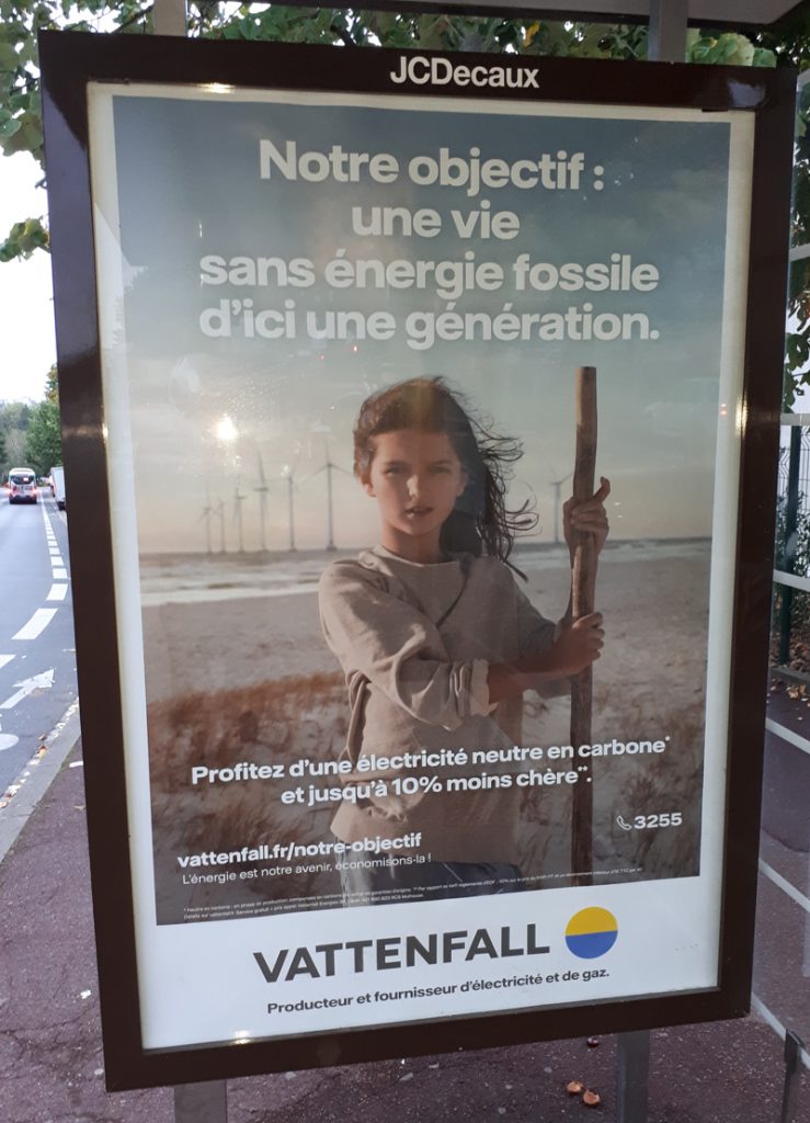 Publicité Vattenfall
